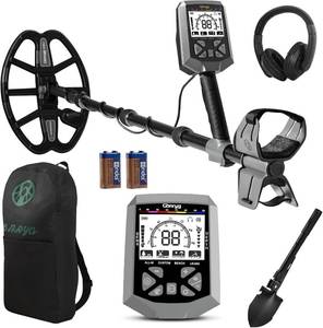 lot 11760 image: Gbnryg Metal Detector for Adults Waterproof-Professional Higher Accuracy Gold Detector with LCD Display,5 Mode,Advanced DSP Chip 12 Coil Metal Detector