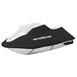lot 11761 image: NEVERLAND Jet Ski Cover Suitable for 2 3 Seater Jetski Covers Heavy Duty Waterproof with 2 Air Vent Marine Grade UV Resistant Compatible with Yamaha Sea-Doo Lengths 135 to 145