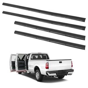 lot 11811 image: AUTOBABA Front Rear Door Lower Rubber Weatherstrip Seal Trim Compatible with 1999-2016 Ford F250 F350 F450 F550 Super Duty, 2000-2005 Ford Excursion Replace# F81Z-2520758-AA 1C3Z-26253A24-A (4PCS)