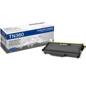 lot 11813 image: 1 PK TN360 Black Toner Cartridge 3,500 pages High-Yield Compatible, TN360, Replacement for Brother DCP-7030 DCP-7040 HL-2120 HL-2125 HL-2140 HL-2150 HL-2170 MFC-7040 MFC-7320 MFC-7440 MFC-7840 Printer