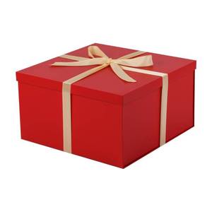 lot 11824 image: UoeRing 1Pcs Red Extra Large gift box with lids 13�13�7 Inches gift boxes for presents,Birthday Box (include Ribbon, Paper Shred Filler Gift Card & Envelopes)