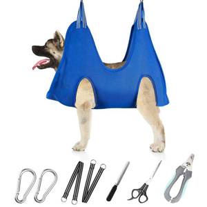 lot 11841 image: ATESON Pet Grooming Hammock for MediumLarge Dogs with Nail ClippersNail TrimmersGrooming Scissors, Dog Grooming Harness for Nail Trimming, Pet Grooming Sling Helper