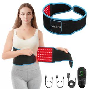 lot 11872 image: Vortro Red Light Therapy Belt, Infrared Red Light Therapy for Body, Waist and Back, Upgraded 150 LEDs 660nm & 850nm Infrared Light Therapy Device, Adjustable & Portable for Relief and Relaxation