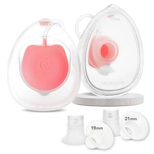 lot 11888 image: Nenesupply Handsfree Wearable Breastmilk Collection Cara Cups Caracups Compatible with Spectra S1 S2 9 Plus Breast Pumps 24mm Silicone Flanges Replacement for Spectra Pump Parts 19 21mm Inserts