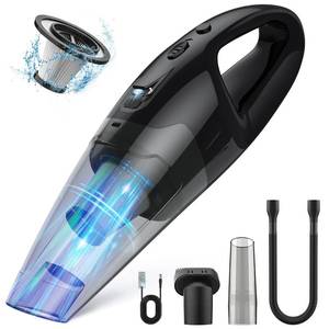 lot 11896 image: BSRCO Handheld Vacuum Cordless Rechargeable, Mini Car Vacuum Cleaner with LED, USB Charge, 1.65LBs Hand Vacuum Cordless, 25 Minutes Run Time for CarHomePet Hair