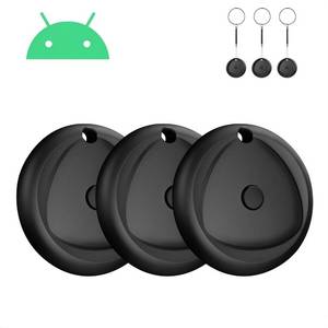 lot 12035 image: Android Tracker Tags 3 Pack Work with AndroidS Find Hub App (Android Only), IP7 Waterproof Key Finder Item Locator, Bluetooth 5.3, Long Battery Life, Smart Tags for Luggage, Bag, Key Pet etc as Gift