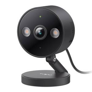 lot 12042 image: Tapo 2K IndoorOutdoor Wired Security Camera - PersonPetVehicle Detection, Baby Monitoring, Color Night Vision, IP66 Weather Resistant, Subscription-Free Local Storage or Optional Cloud, C121