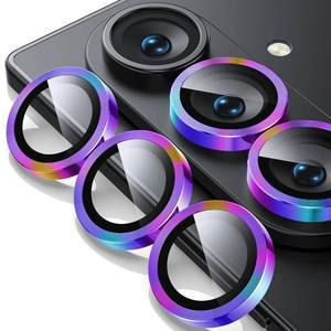 lot 12055 image: WSKEN for Z Fold 7 Camera Lens Protector Case Cover - Ultra HD Anti-Reflective Tempered Metal Glass Anti Scratch Rear Camera Screen Protector Film for Samsung Galaxy Z Fold 7 5G Accessories,Colorful