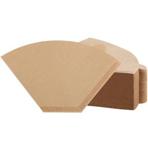 lot 12369 image: 100 Count Coffee Filter #2, 2 Cone Coffee Filters Unbleached Natural 2 Cone Filters Paper Compatible with Drip and Pour Over Coffee Maker