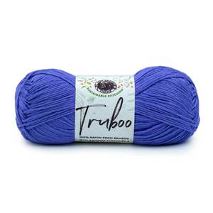 lot 12392 image: Lion Brand Yarn Truboo Yarn, Thistle, 1 Skein