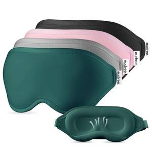 lot 12405 image: Audree Sleep Mask - Eye Mask for Sleeping Light Blocking, 3D Contoured Sleeping Mask, Soft Eye Shade Cover for Travel Yoga Nap, Green