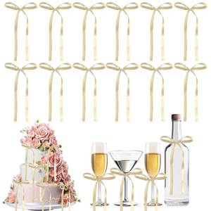 lot 12422 image: Peach Satin Ribbon Lot