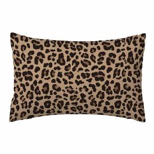 lot 12435 image: Axzaz Leopard Pillowcase Cheetah Animal Fur Super Soft Cozy Pillow Case Fade, Stain Resistant with Envelope Closure Pillow Cover Brown King Size 20X36 Inches
