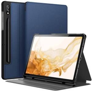 lot 12436 image: JETech Case for Samsung Galaxy Tab S8 2022S7 2020 11-Inch with S Pen Holder, Slim Folio Stand Protective Tablet Cover, Multi-Angle Viewing (Navy)