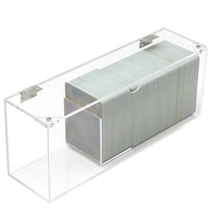 lot 13792 image: Bigfety Acrylic Card Display Case, Clear Visible Trading Card Box Fits for Sports Cards, Game Cards