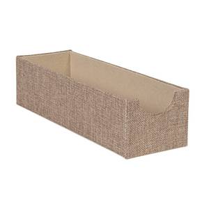 lot 16331 image: Household Essentials Brown 720-1 Deep Drawer Organizer Box for Storage  12 in x 4 in x 3.13