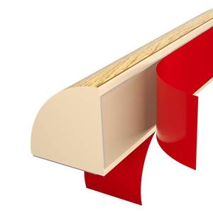 lot 19435 image: Flexible Quarter Round Molding, Mini Peel and Stick Rubber Trim Moulding(78Inch)