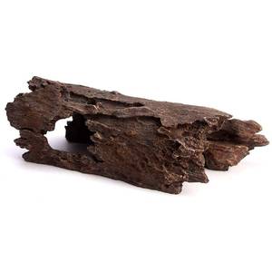 lot 19459 image: Lizard, Snake or Reptile Hide. XL Large 14 Hollow Log for Aquarium or Fish Tank. Bearded Dragon or Gecko Tank Accessories. Natural Looking Basking Platform, Shrimp or Betta Fish Hideout