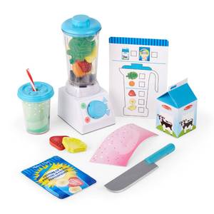 lot 19507 image: Melissa & Doug Smoothie Maker Blender Set with Play Food - 22 Pieces