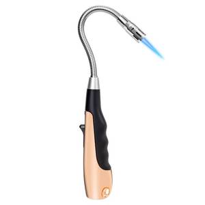lot 20168 image: Rose Gold Refillable Grill Lighter for Candle BBQ, No Fuel