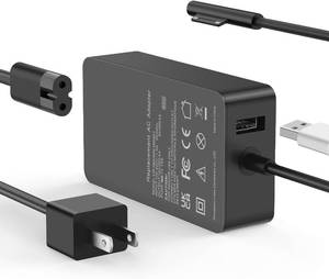 lot 20376 image: Surface Pro Charger 65W Laptop Charger, Compatible with Microsoft Surface Pro 9876543X Surface Go 321 Surface Laptop 54321 Surface Book 321