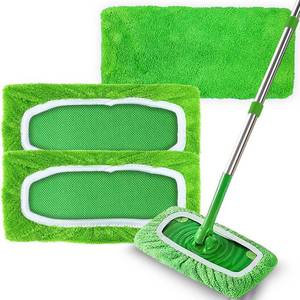 lot 20389 image: 3 Pack Reusable Microfiber Mop Pads Compatible with Swiffer Sweeper, Washable Dry Sweeping Cloths and Wet Pads Refill for Hardwood Surface Floor Cleaning (Mop is Not Included)
