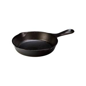 lot 20395 image: Lodge Seasoned Cast Iron Skillet - PFAS-Free, Non-Toxic Cookware - Use with an Oven, Stove, Grill, or Campfire - Naturally Non-Stick & Oven Safe - 6.5 Inches