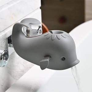 lot 20406 image: Faucet Cover Bathtub Baby Tub - Bath Spout Cover Baby Bathtub, Faucet Cover Baby Bathtub Silicone Whale for Kids, Toddler, Infant