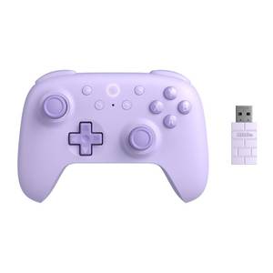 lot 20500 image: 8BitDo Ultimate 2C Wireless Controller for Windows PC and Android, with 1000 Hz Polling Rate, Hall Effect Joysticks and Triggers, and Remappable L4R4 Bumpers (Purple)