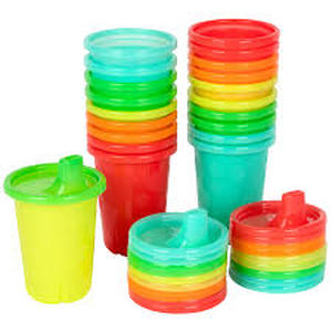 lot 4055 image: Take & Toss Sippy Cups 20 Pack