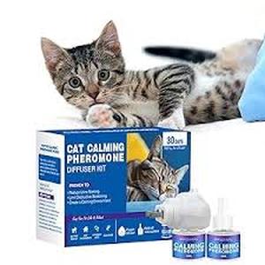 lot 4063 image: Cat Calming Diffuser Set with Refills