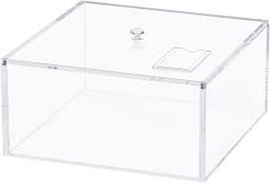 lot 4102 image: Clear Acrylic Storage Box QDC