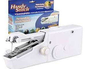 lot 7808 image: Handy Stitch Portable Sewing Machine CS-101B with Wooden Case