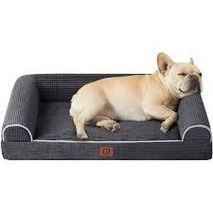 lot 11753 image: EHEYCIGA Memory Foam Bed For Pet Dark Grey