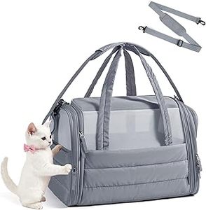 lot 11781 image: BagSmart Gray Cat Carrier