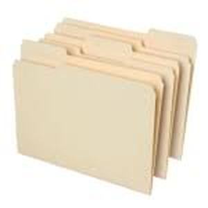 lot 11816 image: Two Tone Color File Folders With Two Pockets 50ct
