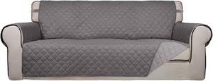 lot 11914 image: Reversible Quilted Sofa Cover Protector