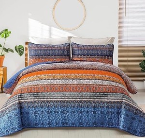 lot 11791 image: Wongs Bedding  Queen Quilt 3Pcs Set  96�� x 90��