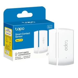 lot 2459 image: Tapo Door Sensor Mini, Requires Tapo Hub, Long Battery Life wSub-1G Low-Power Wireless Protocol, Contact Sensor, 15mm Wide Gap Allowed, Real-Time Notification, Smart Action (T110)