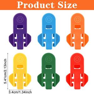 lot 2469 image: 5 Pcs Manual Easy Can Opener Colorful Drink Can Protector Cap Leakproof Soda Top Ring Opener Tool Premium Plastic Shields Prevent Dust Cans Openers for Pop Coke Beer Drink Beverage Valentinefts Day