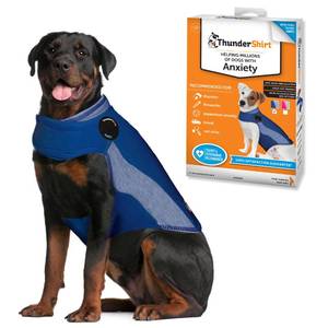 lot 4168 image: ThunderShirt for Dogs, XX Large, Blue Polo - Dog Anxiety Relief Calming Vest