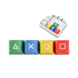 lot 4196 image: DIY Keycaps - 4 Custom Dye-Subbed PBT OEM Keycaps for Gaming Mechanical Keyboard Direction Keys (B)