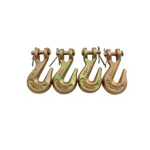 lot 4233 image: UTFTFWLW 14 Chain Hook G70 Clevis Grab Hooks Trailer Safety Chain Hooks 14 Inch Heavy Duty Forged Alloy Steel Clevis Hook 4 Pack for Truck Tow Transport Pulling 3600 Lbs Working Load Limitin