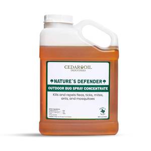 lot 4240 image: Naturefts Defender Outdoor Pest Control Spray � All-Natural Cedarwood Oil Formula for Mosquitoes, Ticks, Fleas, and Ants � Safe for Pets, Kids, and Plants � 128 oz (1Gal) Concentrate Treats 160,000 sq.ft