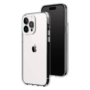 lot 4256 image: RhinoShield Crystal Clear Case Compatible with iPhone 14 Pro Max  Advanced Yellowing Resistance, High Transparency, Protective and Customizable Clear Phone Case - White Camera Ring