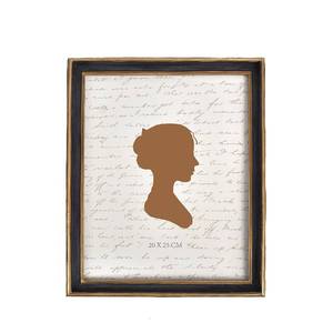 lot 4279 image: AELS 8x10 Inch Vintage Picture Frame, Elegant Antique Photo Frames with Glass Front, Photo Display, Tabletop Wall Hanging, Gift Ideas, Black with Gold Trim