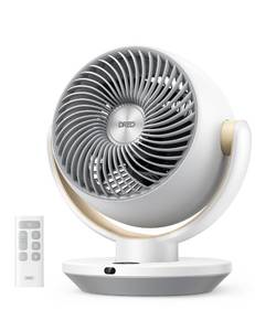 lot 5954 image: Dreo Fan for Bedroom, Desk Air Circulator Fans with Remote, 11 Inch Table Fan for Whole Room, 60ft Powerful Airflow, 120° Vertical Manual and 90° Oscillating, 4 Speeds, 8H Timer, 28dB Quiet, Home
