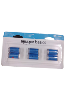 lot 6248 image: Amazon Basics CR123A Lithium Batteries