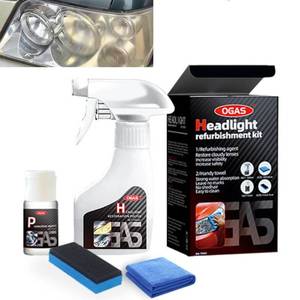 lot 6335 image: Biaoyun Automotive Headlamp Restoration Fluid Oxidized, Headlight Refurbishment Kit, Professional Car Headlamp Cleaner with Refurbishing Agent, Durable Headlight Repair Kit for All Vehicle Types