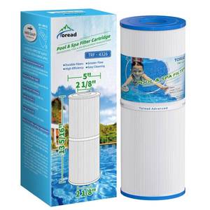 lot 7841 image: TOREAD Replacement for Spa Filter PRB25-IN, Unicel C-4326, Filbur FC-2375, FC-2370, R173429, 3005845, 17-2327, 100586, 33521, 25392, 817-2500, Guardian 413-106, 5X13 Drop in Spa Filter, 1 Pack